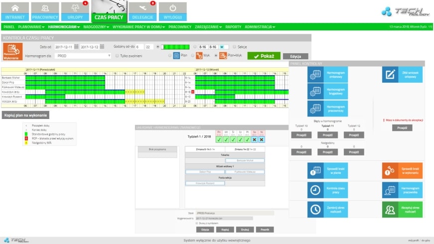 system rejestracji i ewidencji czasu pracy online 1